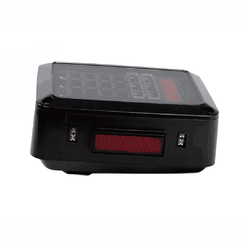 Quake LED Tail Light 6X8 in. 25 Watt Jeep JK Blackout I Tail Light Tempest - QTE457 - Quake LED