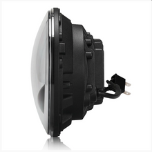 Load image into Gallery viewer, Quake LED Headlight 7 Inch RGB Accent Headlight High/Low RGB Full Halo Black Reflector Tempest - QTE555 - Quake LED