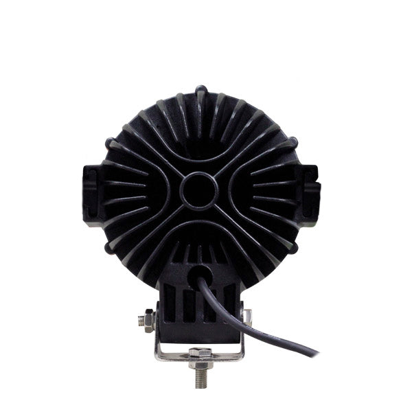 Quake LED Work Light 7 Inch Work Light 51 Watt Spot Red Housing Aftershock Series - QAF361 - Quake LED
