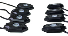 Load image into Gallery viewer, Quake LED Underbody Light Kit 8 Piece RGB Accent Rock Lights (Controller Not Included) Quad Lock - QTL924 - Quake LED