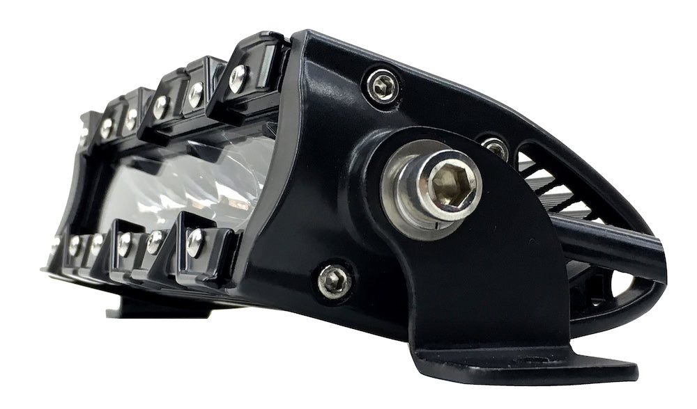 Quake LED Light Bar 9 Inch LED Light Bar Single Row 30 Watt Super Spot Monolith Slim Series - QUMS541 - Quake LED