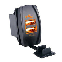 Load image into Gallery viewer, Quake LED Rocker Type Switch Give your dash some style with Quake LED's back-lit USB ports - QRS624 - Quake LED