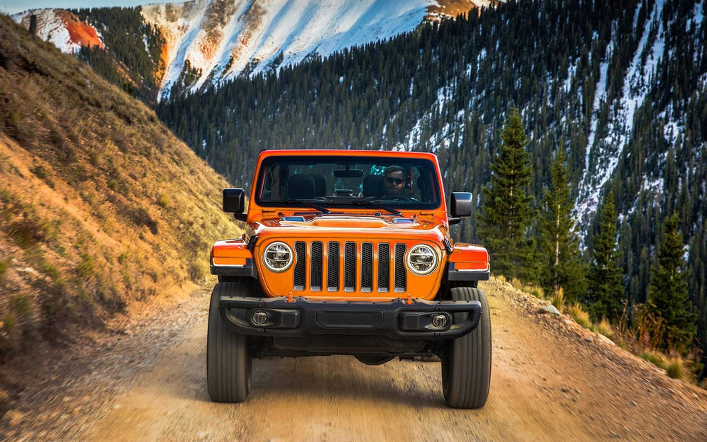 Quake LED Turn Signal Light Jeep 95 X 425 Inch Retro Fit Slim Chop Kit DRL with Sequential Switchback - QTE992 - Quake LED