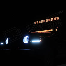Load image into Gallery viewer, Quake LED Turn Signal Light Jeep 95 X 425 Inch Retro Fit Slim Chop Kit DRL with Sequential Switchback - QTE992 - Quake LED