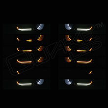 Load image into Gallery viewer, Quake LED Turn Signal Light Jeep 95 X 425 Inch Retro Fit Slim Chop Kit DRL with Sequential Switchback - QTE992 - Quake LED