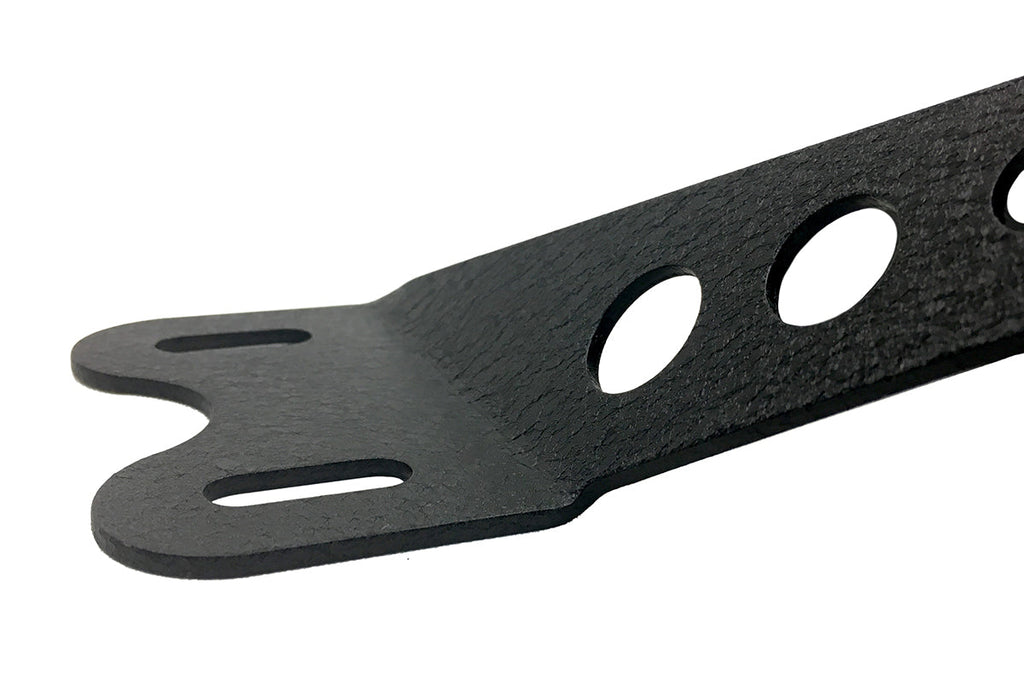Quake LED Light Bar Mounting Kit Jeep Hood Light Bar Bracket 20 Inch Black Powder coat - QBJ411 - Quake LED