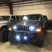 Load image into Gallery viewer, Quake LED Fog Light Jeep JK/CJ/TJ 4 Inch 30 Watt Fog Light Black Reflector Tempest Series - QTE458 - Quake LED