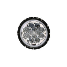 Load image into Gallery viewer, Quake LED Headlight Jeep JK/CJ/TJ 7 Inch Spider Eye Headlights w/White DRL Halo and RGB Accent - QTE1024 - Quake LED