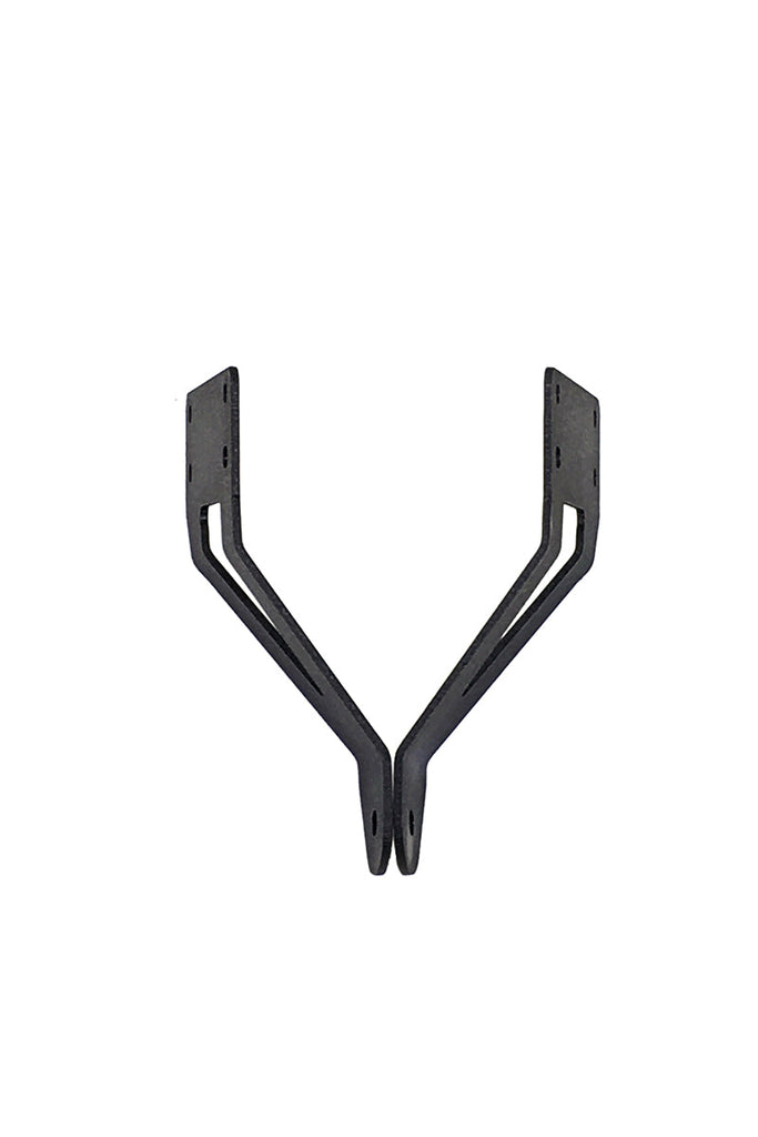 Quake LED Light Bar Mounting Kit Jeep JK Grill Light Bar Bracket 2007-18 Wrangler JK Black Powder coat - QBJ790 - Quake LED
