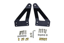 Load image into Gallery viewer, Quake LED Light Bar Mounting Kit Jeep JK Grill Light Bar Bracket 2007-18 Wrangler JK Black Powder coat - QBJ790 - Quake LED