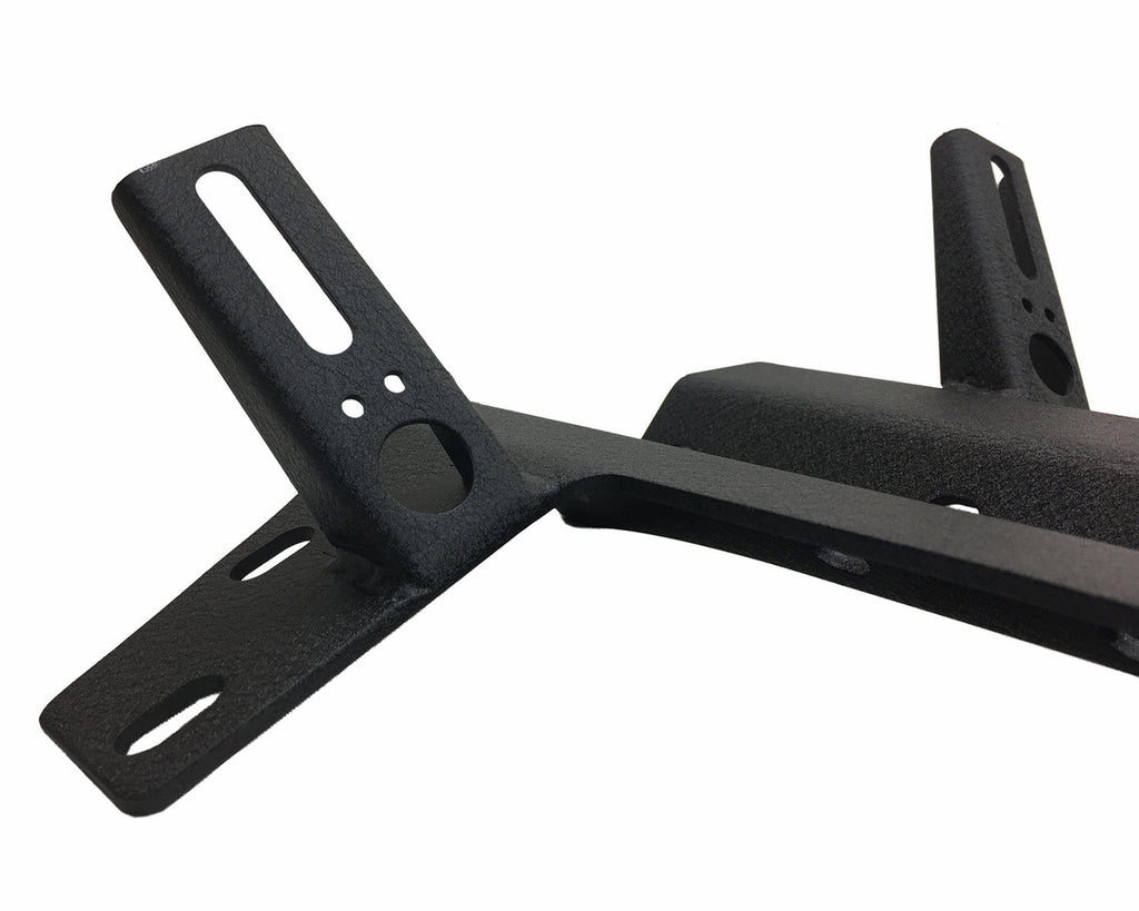 Quake LED Light Bar Mounting Kit Jeep JK Window Pillar Bracket w/Pod Mounts 2007-18 Wrangler JK - QBH799 - Quake LED