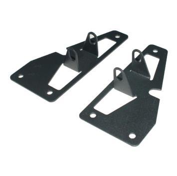 Quake LED Light Bar Mounting Kit Jeep JK Windshield Auxiliary Light Bracket 2007-13 - QBJ412 - Quake LED