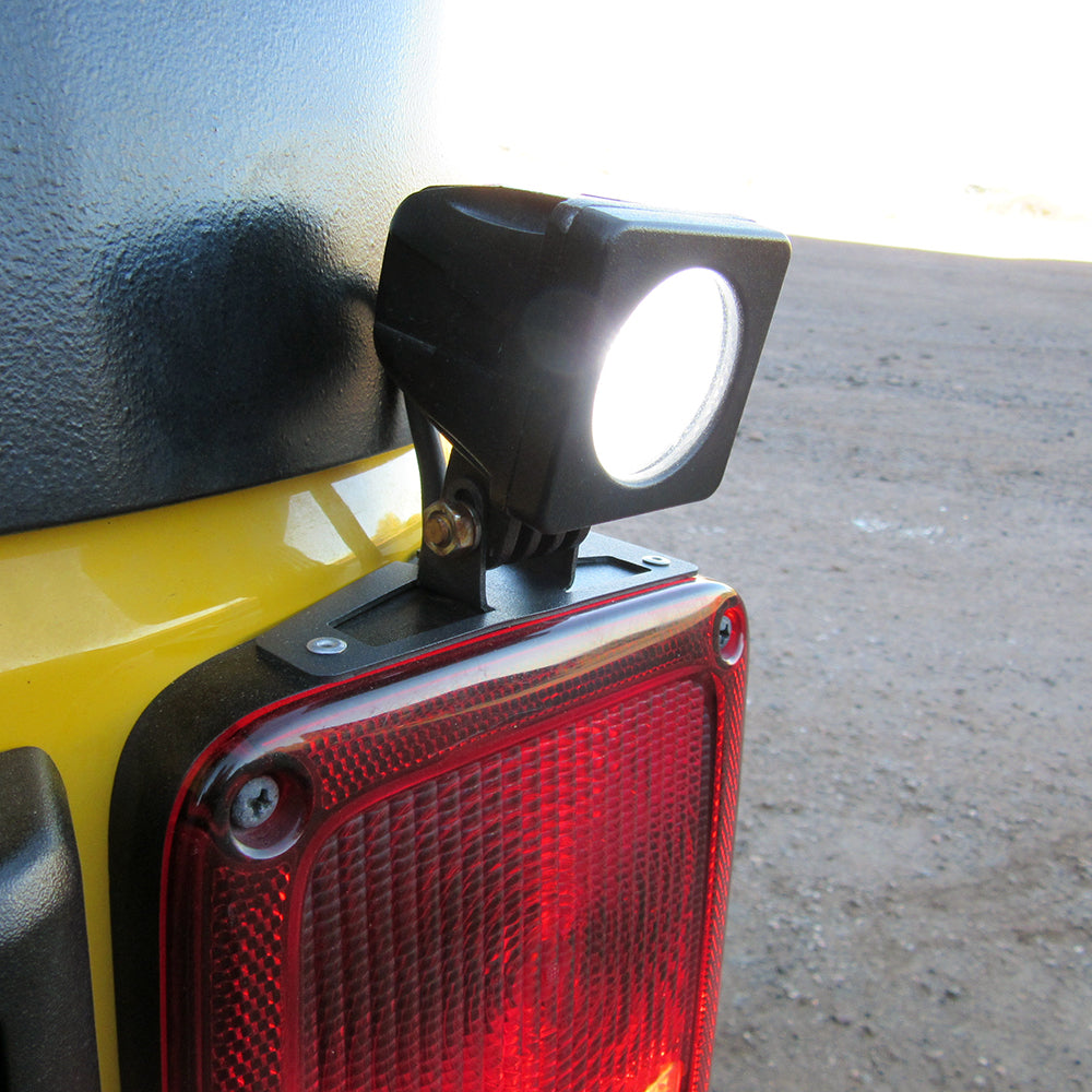 Quake LED Light Bar Mounting Kit Jeep JK Windshield Auxiliary Light Bracket 2007-13 - QBJ412 - Quake LED