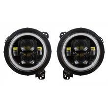 Load image into Gallery viewer, Quake LED Headlight Jeep JL/JT 9&quot; Headlights with DRL, Sequential Turns and RGB Accent - QTE1039 - Quake LED
