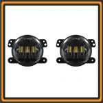 Quake LED Headlight Jeep JL RGB Headlight fog Light Set Quad Lock interlock Compatible - QTE686 - Quake LED