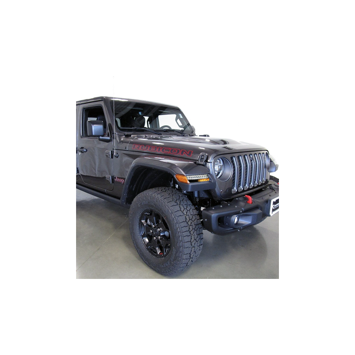 Quake LED Turn Signal Light Jeep Smoked LED Fender Light w/ Sequential Turn Signals and Side Marker Light - QTE1023 - Quake LED