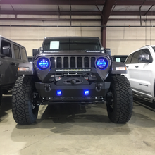 Load image into Gallery viewer, Quake LED Fog Light Jeep Wrangler JK CJ TJ 4 RGB Fog Light Tempest - QTE771 - Quake LED