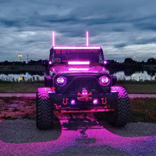 Load image into Gallery viewer, Quake LED Fog Light Jeep Wrangler JK CJ TJ 4 RGB Fog Light Tempest - QTE771 - Quake LED