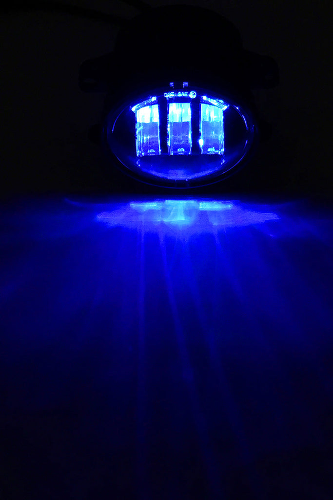 Quake LED Fog Light Jeep Wrangler JK CJ TJ 4 RGB Fog Light Tempest - QTE771 - Quake LED