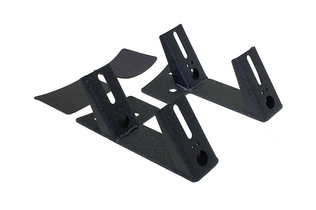Quake LED Light Bar Mounting Kit Jeep Wrangler JK Double Light Window Pillar Bracket - QBU789 - Quake LED
