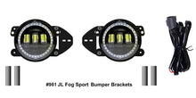 Load image into Gallery viewer, Quake LED Fog Light Jeep Wrangler JL/Gladiator 4 Inch Fog Lights w/ White DRL Halo/Amber Turn Signal - QTE961 - Quake LED
