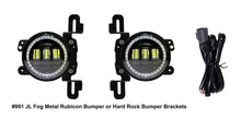Load image into Gallery viewer, Quake LED Fog Light Jeep Wrangler JL/Gladiator 4 Inch Fog Lights w/ White DRL Halo/Amber Turn Signal - QTE961 - Quake LED