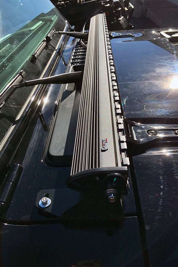 Quake LED Light Bar Jeep Wrangler JL/Gladiator 52 Inch Single Straight Light Bar Cowl Mount - QBJ944 - Quake LED
