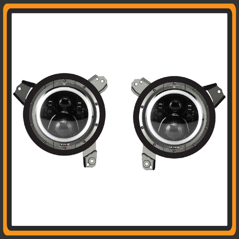 Quake LED Headlight Jeep Wrangler JL/Gladiator 9 Inch HD Headlights - QTE914 - Quake LED
