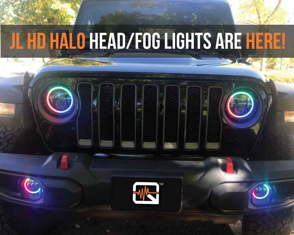 Quake LED Headlight Jeep Wrangler JL/Gladiator 9 Inch HD Headlights - QTE914 - Quake LED