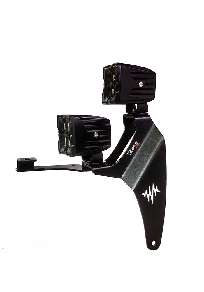 Quake LED Light Bar Jeep Wrangler JL/Gladiator A-Pillar Dual Pod/Single 52 Inch Light Bar Cowl Mount - QBJ913 - Quake LED