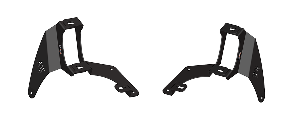 Quake LED Light Bar Jeep Wrangler JL/Gladiator A-Pillar Dual Pod/Single 52 Inch Light Bar Cowl Mount - QBJ913 - Quake LED