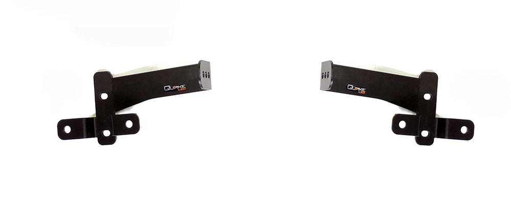 Quake LED Light Bar Jeep Wrangler JL/Gladiator Dual Pod/Single 20 Inch Light Bar Hood Hinge Mount - QBJ532 - Quake LED