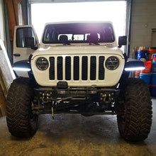 Load image into Gallery viewer, Quake LED Turn Signal Light Jeep Wrangler JL Gladiator JT 9.5 x 0.75 Inch Slim Chop Kit - QTE1043 - Quake LED