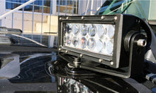 Load image into Gallery viewer, Quake LED Light Bar Jeep Wrangler JL/Gladiator Single 8 Inch Light Bar Hood Hinge Mount - QBJ899 - Quake LED