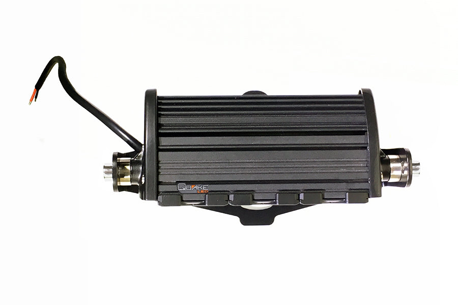 Quake LED Light Bar Jeep Wrangler JL/Gladiator Single 8 Inch Light Bar Hood Hinge Mount - QBJ899 - Quake LED