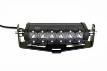 Load image into Gallery viewer, Quake LED Light Bar Jeep Wrangler JL/Gladiator Single 8 Inch Light Bar Hood Hinge Mount - QBJ899 - Quake LED