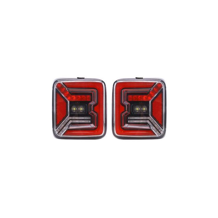 Quake LED Tail Light Jeep Wrangler JL Tech LED Tail Lights - QTE347 - Quake LED