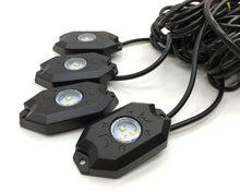 Load image into Gallery viewer, Quake LED Underbody Light Kit LED Rock Lights 4 Pods Kit White - QTL441 - Quake LED