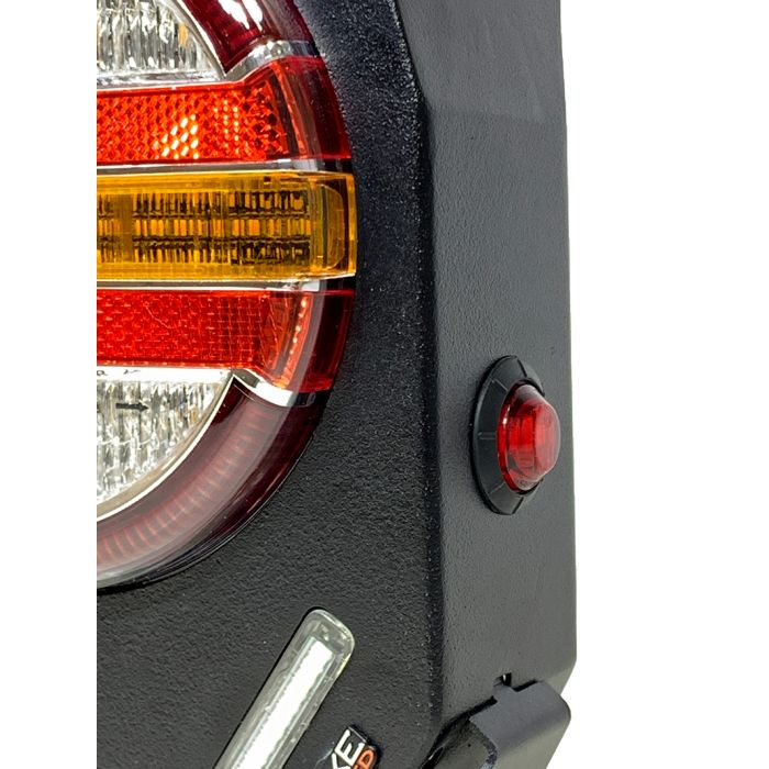 Quake LED Tail Light Metal Tek Jeep Wrangler JK Tail Light - QTE1041 - Quake LED