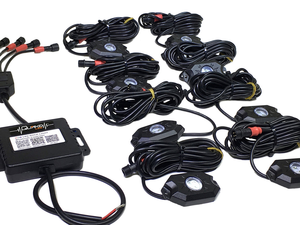 Quake LED Underbody Light Kit Quake LED Rock Light Kits bring you light when you need it most - QTL767 - Quake LED