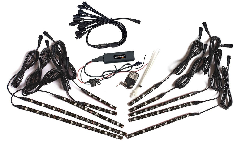 Quake LED Underbody Light Kit RGB Accent Kit - Quad Lock Pro + Interlock Compatible - QAK094 - Quake LED