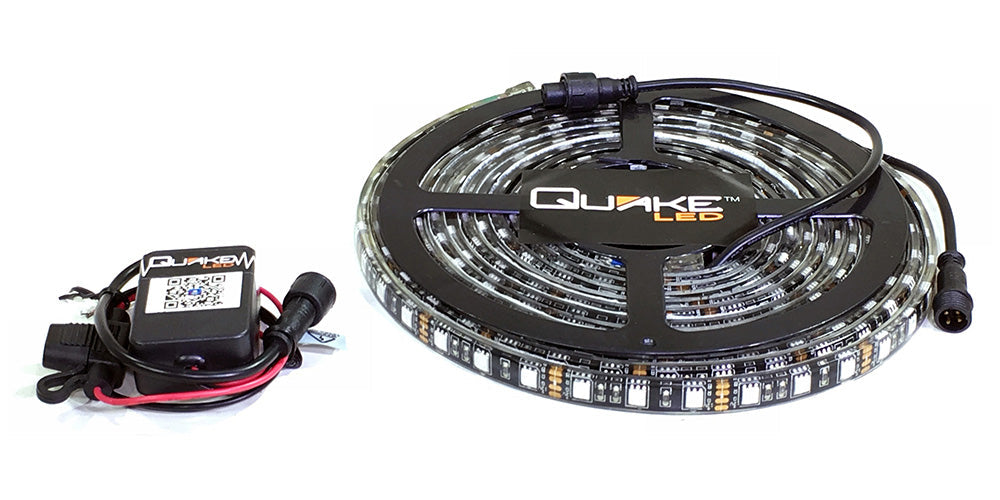 Quake LED Auxiliary Light RGB LED Accent Strip Lights Quad-Lock/Interlock Compatible - QSL200 - Quake LED