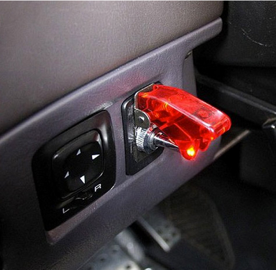 Quake LED Toggle Switch Universal Wire Harness With Inline Fuse And Toggle Switch - QWH075 - Quake LED