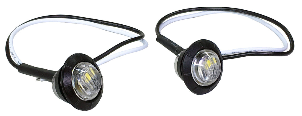 Quake LED Side Marker Light White Side Marker Lamp 6 Pack - QAF997 - Quake LED