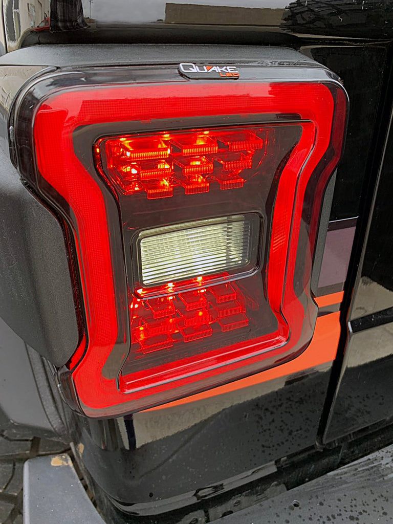 Quake LED Tail Light You gotta check out Quake LED's new Jeep Wrangler JL tail lights - QTE558 - Quake LED