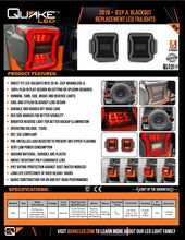Load image into Gallery viewer, Quake LED Tail Light You gotta check out Quake LED's new Jeep Wrangler JL tail lights - QTE558 - Quake LED