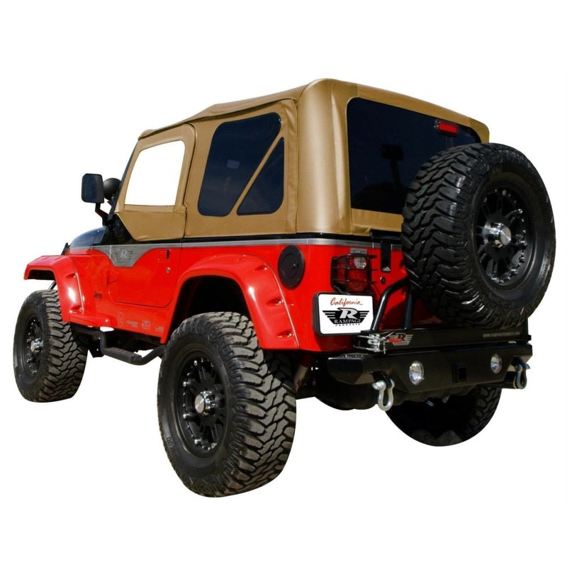 Rampage Soft Tops Rampage 1997-2006 Jeep Wrangler(TJ) OEM Replacement Top - Spice Denim