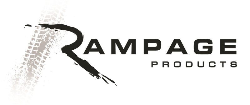 Rampage Soft Tops Rampage 2007-2018 Jeep Wrangler(JK) 2-Door Trailview Tonneau Top - Black Diamond