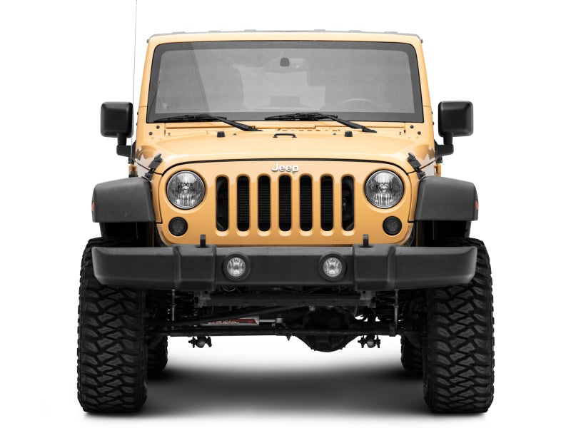 Raxiom Headlights Raxiom 07-18 Jeep Wrangler JK Axial Series LED Turn Signals w/ Halo (Smoked)