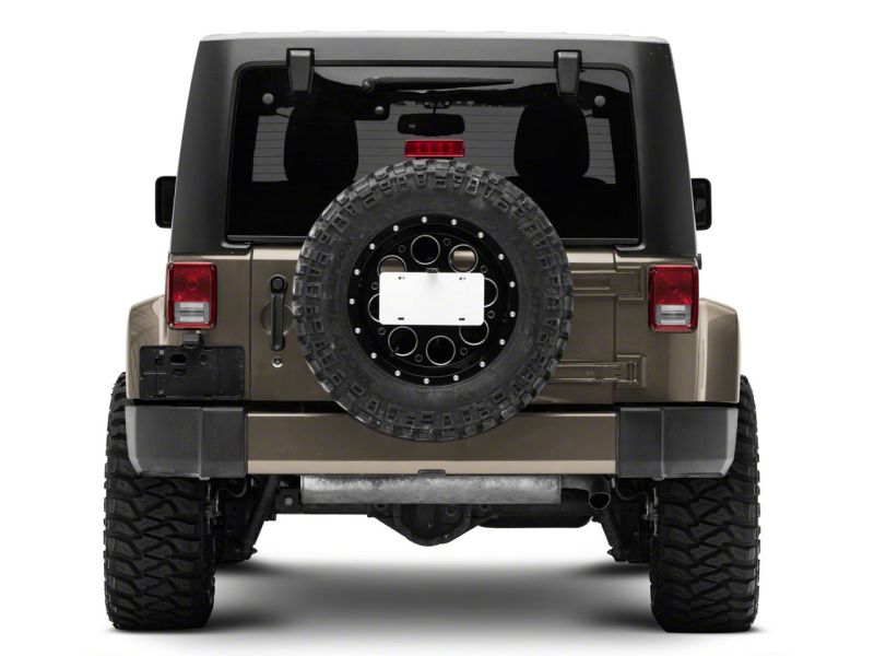 Raxiom Brake Lights Raxiom 07-18 Jeep Wrangler JK Axial Series License Plate Bracket w/ LED Brake Light